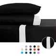 thumbnail image 1 of Juego de Sábanas Individual 2800 Hilos Extra Suave Premium Cenefa Europea Soft Nature, 1 of 5