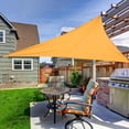 thumbnail image 4 of HCBY Sun Shade Sail, 118.11 Inch Triangle UV Block Canopy, High Density Breathable Fabric, Outdoor Patio Backyard Garden Sun Protection with Installation Ropes, 4 of 6