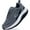 Blackgrey, variant on Women's Arch-support Walking Shoes, Wide-shaped Orthopedic Sports Casual Tennis Shoes, Suitable for Plantar Fasciitis,US5.5-11