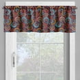 thumbnail image 4 of Ambesonne Abstract Valance & Curtain, Circular Spiral Shapes, 55"x30", Multicolor, 4 of 6