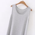 thumbnail image 6 of ClodeEU Women's Sleeveless Round Neck Striped Dress,Casual Summer Tank Beach Vacation Sundress Dress Gray,Womens Plus XXXL, 6 of 8