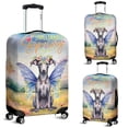thumbnail image 2 of Welcome Spring Fairy Italian Greyhound in Flower Meadow Travel Luggage Cover Greyhound Dog Lover Suitcase Dust Protective Decor - 13002, 2 of 5