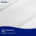 thumbnail image 3 of Kenney Microban Protected Medium Weight PEVA Shower Liner, 70" W x 72" H, Frosted, 3 of 8