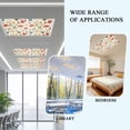 thumbnail image 6 of 3 Pack Mushroom Butterfly Fluorescent Light Covers for Ceiling Lights Leaf Botanical Fairyland Plants Farm Magnetic Ceiling Light Covers Overhead Light Filters for Office Classroom Home, 6 of 9