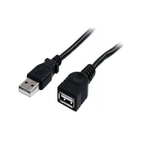 UPC: 0065030840897 | StarTech.com USBEXTAA3BK 3 ft Black USB 2.0 Extension Cable A to A – M/F – 3 ft USB A to A Extension Cable – 3ft USB 2.0 Extension cord
