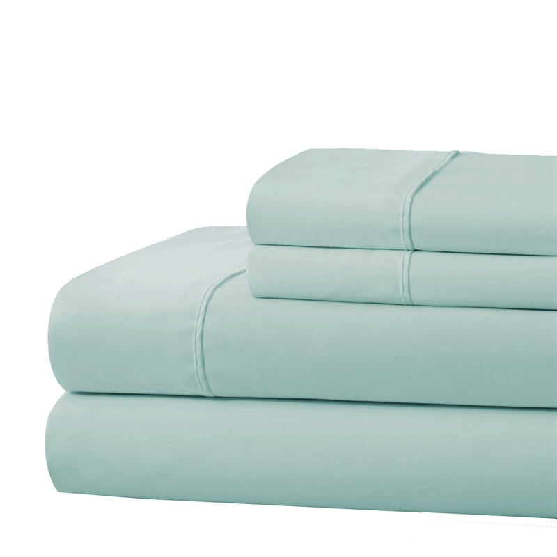 Literie Marina Decoration, 600 fils/cm², ultra douce, à poches profondes, en coton percale fibres longues, toutes saisons