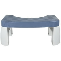 FRCOLOR Toilet Foot Stool for Adults Pooping Bed Bathroom Pregnant Woman Blue