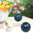 thumbnail image 1 of Florero hecho a mano Flor Ambiente familiar Florero decorativo Florero redondo Adorno de arreglo Wmkox8yii HKAHFKAH1030, 1 of 3