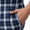thumbnail image 4 of Fruit of the Loom Men's Soft Flannel Pajama Lounge Sleep Pant - Green Plaid, 4 of 6
