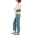 thumbnail image 4 of Valentino VLogo Haircalf & Leather Shoulder Bag, Brown, 4 of 5