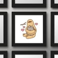 thumbnail image 2 of Gallery Pops Pusheen - Hug Wall Art, Black Framed Version, 12" x 12", 2 of 4