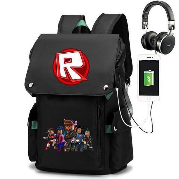 ROBLOX mochila de día de nariz roja, juego de RED Social, mochila periférica, bolsa de estudiante, regalo de cumpleaños para niñas, niños, niños