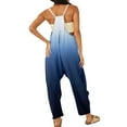 thumbnail image 3 of Baqcunre Jumpsuits for Women Womens Loose Casual Sleeveless Spaghetti Strap Jumpsuits Stretchy Wide Leg Rompers with Two Pockets Jumpsuits for Women Dressy One Piece Jumpsuits for Women, 3 of 5