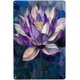 thumbnail image 1 of Letreros metálicos con diseño floral morado de loto, vitrales, decoración de pared de hojalata, 8 x 12 pulgadas, 1 of 8