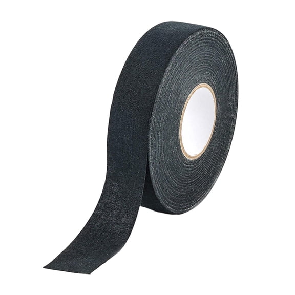 AMLESO Ice Hockey Cloth Tape Hockey Rod Tapes 27yds Hockey Sock Tape Hockey Tape for Exercise Pong Racket Sports Badminton Grip Black