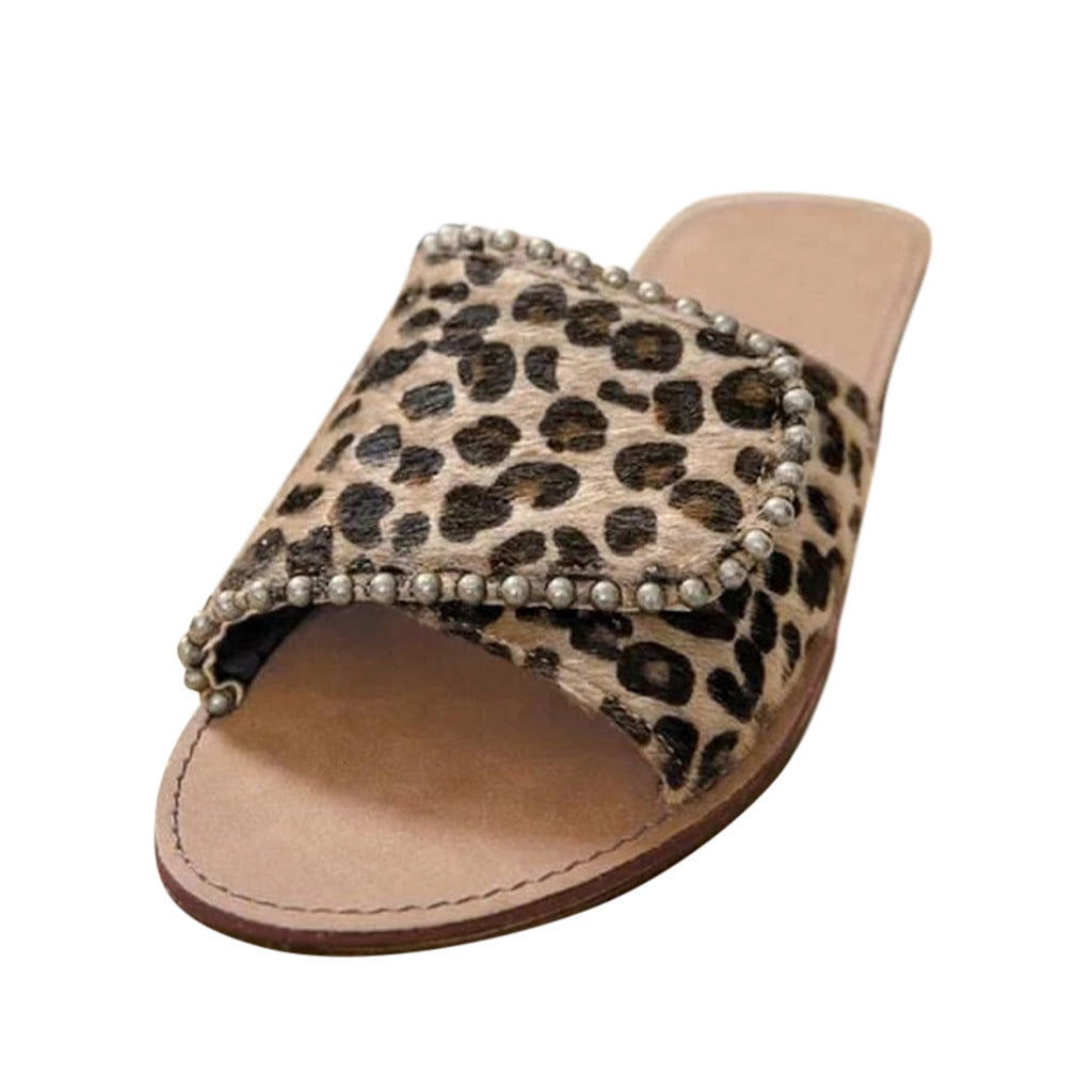 walmart leopard sandals