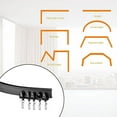 thumbnail image 3 of YIEMEEN 30Pcs Drapery Hook Pin Curtain Wire Hook Curtain Track Hook for Ceiling Curtain, 3 of 6