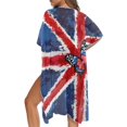 thumbnail image 5 of HELLHERO High Quality Fabrics Long Kimono Swimsuit Cover Up for Beach Casual Free Size Bathing Suit Cover Up Union Butterfly, 5 of 6