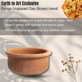 thumbnail image 2 of Pot en Argile Non Émaillé pour Cuisiner et Servir 1 Litre, Lot de 2 / Rouge-Ocre (Gérua), 2 of 5