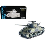 United States M4A1(76)W VVSS Sherman Tank "2nd Armored Division, France" (1944) 1/72 Plastic Model by Dragon Models