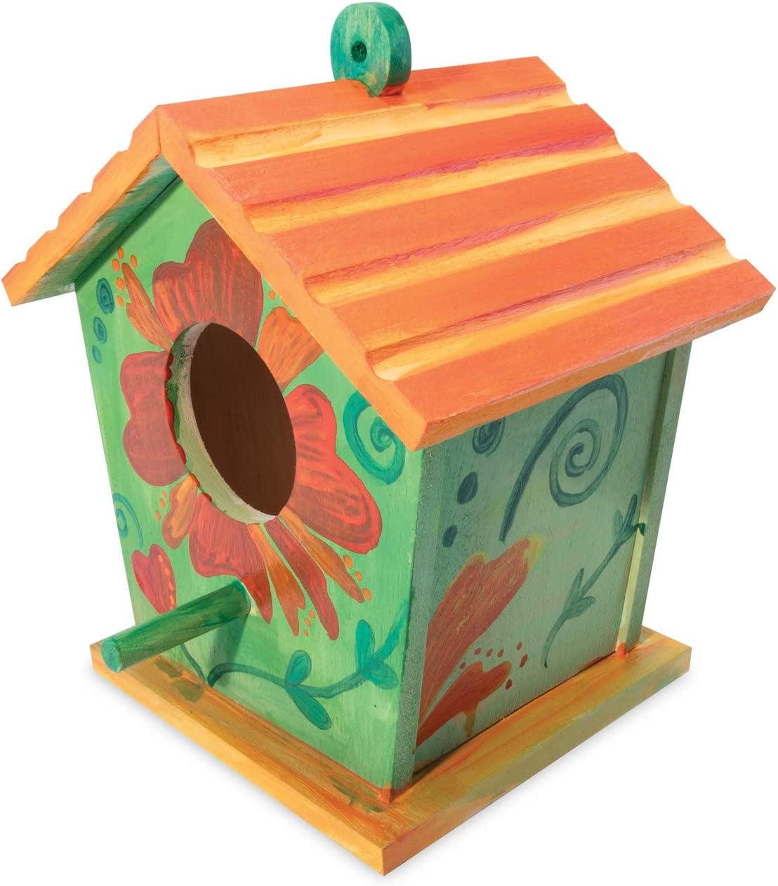 MindWare Make Your Own Birdhouse Kit, Wood Art Kit for Kids, Includes Pre-Cut Wood Pieces and Art Supplies to Assemble and Paint Your Own Bird House
