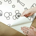 thumbnail image 5 of Disney Mickey Mouse Line Art Peel and Stick Wallpaper, 5 of 13