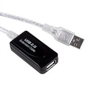 Cablevantage 25' USB A Male to USB A Female Cable, Silver