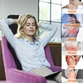 thumbnail image 3 of Back Massager Chair Pad Vibration Massage Seat Cushion for Office and Home, Release Back Pain, Stress and Fatigue, 3 of 9