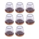thumbnail image 1 of 8 Uds. Protectores de suelo para patas de silla con gorros de fieltro para patas de silla, cubierta Tomshoo S redondo, 1 of 7