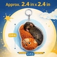 thumbnail image 5 of Punch Keychain Decoration | Cute Monkey Holding Plush Toy | Protect Punch The Monkey Keychain for Backpack Purse Car Keys(D), 5 of 5