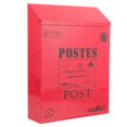 thumbnail image 1 of Wall Mounted Mailbox Newspaper Box Vintage Wall Mount Mailbox Post Box with Lock, 1 of 4