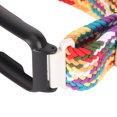 thumbnail image 4 of BIMZUC Watch Band Strap with Case Elastic Weaving Adjustable Replacement Wristbands for Oppo Free (10 inches / 25.4 cm), Colorful / Black, 4 of 9