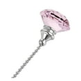 thumbnail image 3 of Uxcell Ceiling Fan Pull Chain Crystal Chain Extension Diamond Pendant 2Pcs Pink, 3 of 6