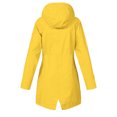 thumbnail image 4 of Waterproof Jacket Women Outdoor Waterproof Fleece Lined Jacket Hooded With Pockets Long Sleeve Hooded Casual Jacket For Cold Wet Weather Women's Down Jacket, 4 of 5