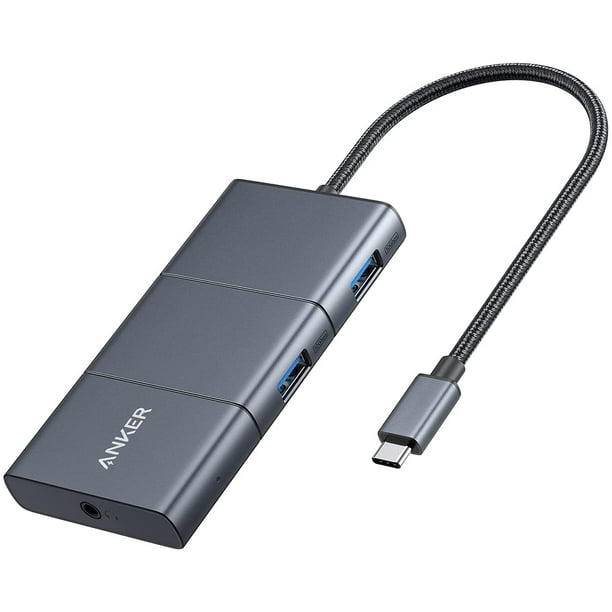 Anker Hub USB C, adaptateur USB-C 6 en 1 PowerExpand, avec HDMI 4K