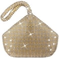 thumbnail image 1 of Women Rhinestone Crystal Evening Clutch Bag With Wristlet Wedding Prom Party Purse Handbags, 1 of 9