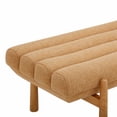 thumbnail image 5 of Julianna Sunflower Yellow Heavy Linen Bench, 5 of 8
