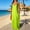 Green, variant on Spaghetti Strap Deep V-Neck Maxi Dresses for Women Backless Sleeveless with Pockets Split Solid Color Sundress Casual Personality Loose Flowy Beach Outdoor Party