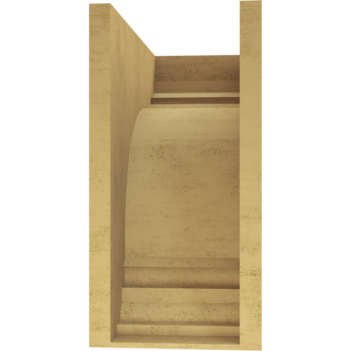 12"W x 24"D x 24"H Classic Warren Rough Cedar Woodgrain TimberThane Corbel, Primed Tan