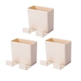 thumbnail image 4 of AURARMLET 3Ud Organizador Beige Para Cocina Y Oficina Con Soporte De Pared Y Material ABS Duradero, 4 of 8