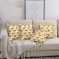 thumbnail image 7 of Throw Pillow Covers, Cartoon Orange Capybara Soft Square Pillow Cases with Invisible Zipper for Couch Bed Sofa, Farmhouse Fall Home Decor 18"x18", 7 of 7