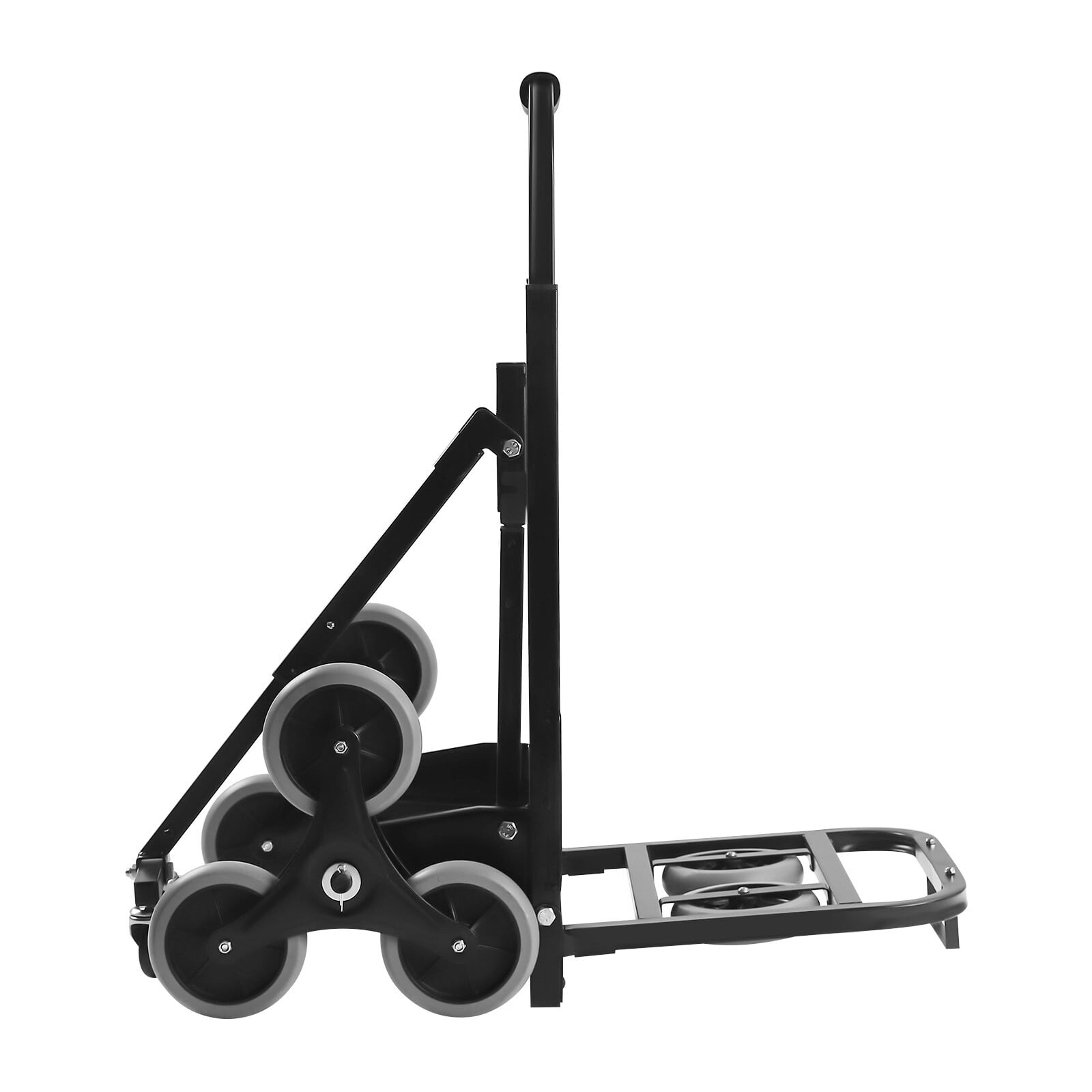 Heavy Duty Stair Climbing Cart Folding Hand Truck Dolly w/ Wheels 551lb Capacity
