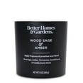thumbnail image 3 of Better Homes & Gardens 13oz Wood Sage & Amber Scented Wooden Jar Wick candle, 3 of 9