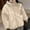 Beige, variant on Winter Baby Boys and Girls Warm Coats Fashion Solid Color Zipper Pocket High Neck Warm Long Sleeved Hooded Casual Jacket/jacket Gifts for Children