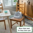 thumbnail image 4 of Ingenuity My Spot Easy-Clean Baby Booster Seat Feeding Chair - Grey, 4 of 10