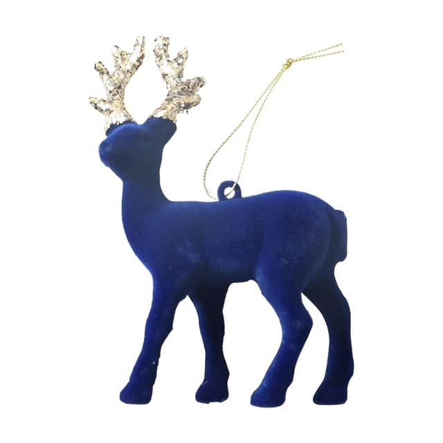 Matsuzay Adornos de reno livianos, decoración de de comedor de Feliz Navidad y se pueden colocar en cualquier lugar Kits de decoración para fiestas azul