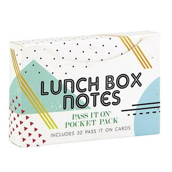 3.25 x 2.25 in. Cards - Pass It On - Lunch Box Notes - Pack of 32