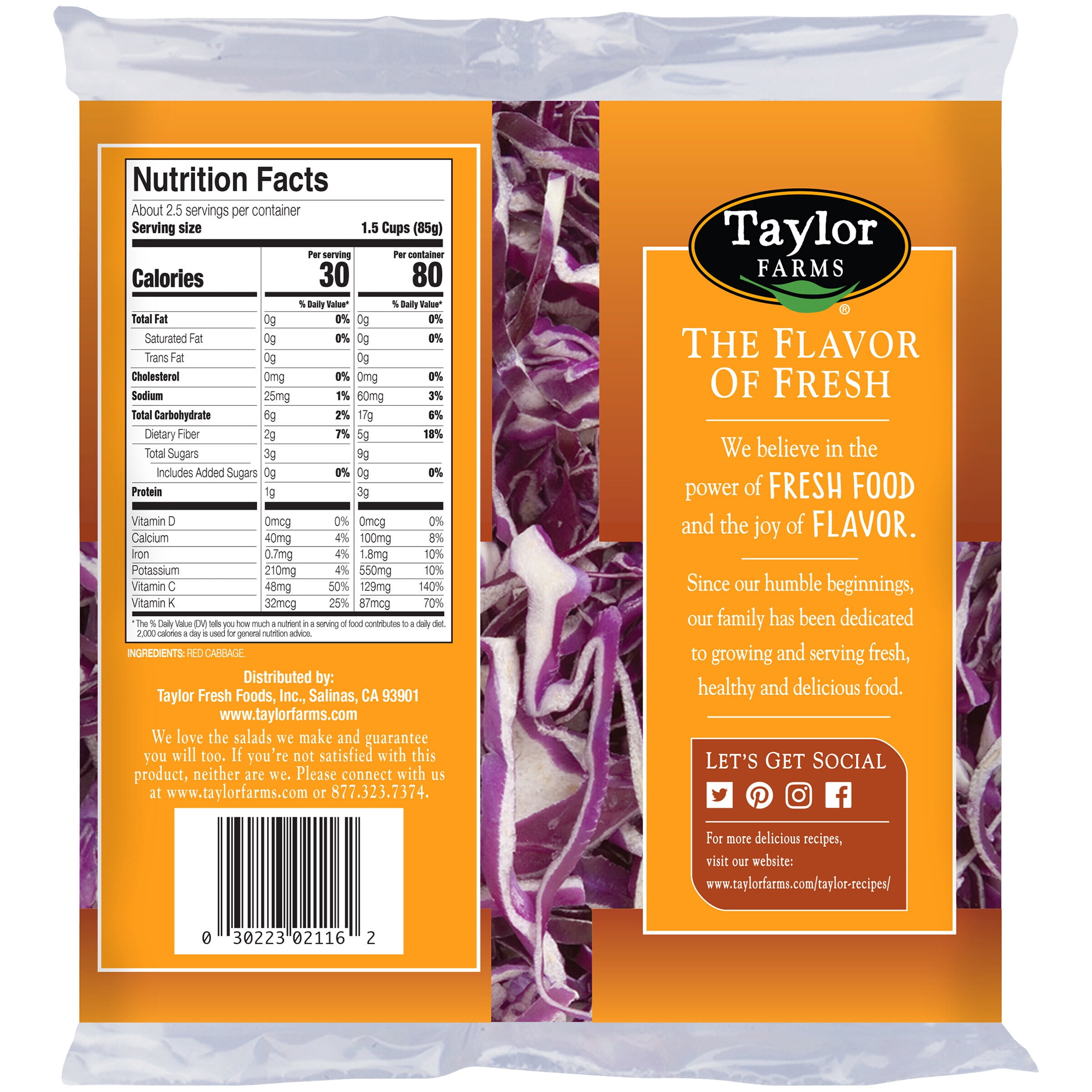 Cabbage  Taylor Farms Foodservice
