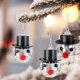 thumbnail image 1 of Colgante de Muñeco de Navidad, Diseño Artesanal Muñeco de Nieve con Capucha, Detalle de Espejo Reflectante, Decoración Versátil para Árbol o Repisa, Regalo Navideño, Artesanía Exquisita, 1 Pieza, 1 of 5