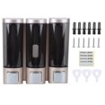 thumbnail image 1 of Tarente 3x 200ml Manual Soap Dispenser Wall?Mounted Three Chamber Shampoo Box Shower Gel Container, 1 of 8